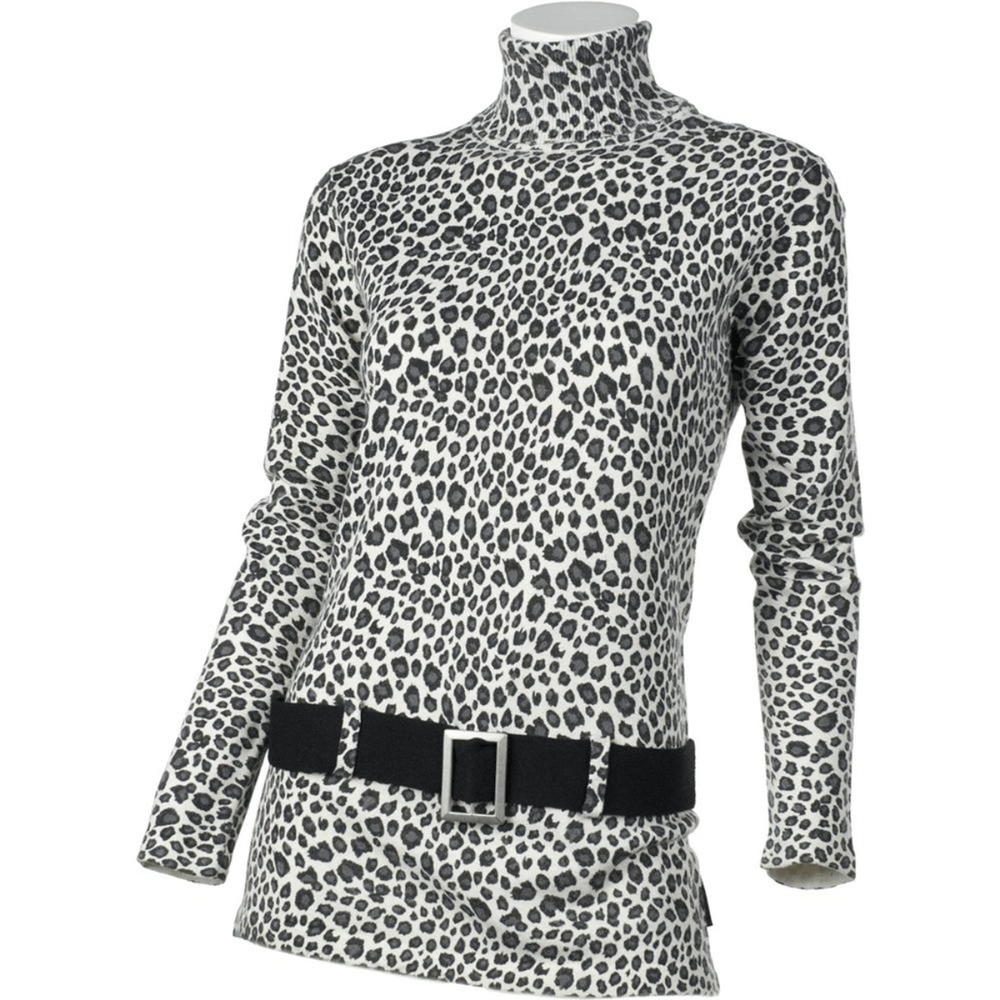 Obermeyer‎ NWT $125 Women's XL Go-Go Knit 70's Wool Blend Ski Turtleneck Sweater